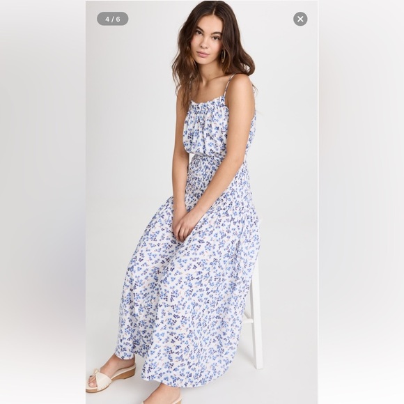 NWT Sundry Ditzy Smocked Maxi Dress Size 1 / Small - Picture 6 of 15